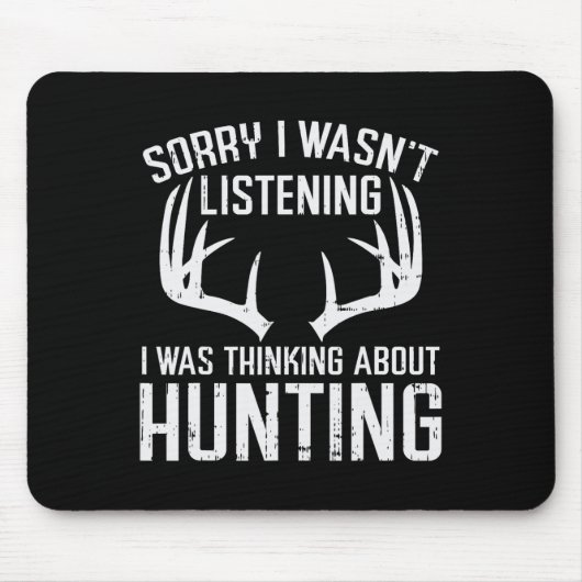 Wasnt Listing Thinking Hunting Deer Shed Bow Hun Muismat (Voorkant)