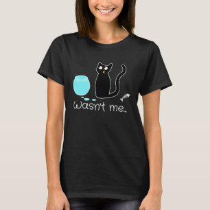 Wasn't Me Snaccidents Happen Kat Fun Visgraat Goud T-shirt