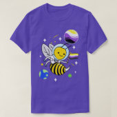 Wasp Astronaut Nonbinary Pride T-shirt (Design voorkant)