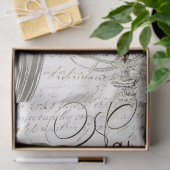 Wasp Ephemera Script Decoupage Tissue Tissuepapier (Geschenk)