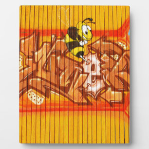 Wasp Graffiti Wall Fotoplaat