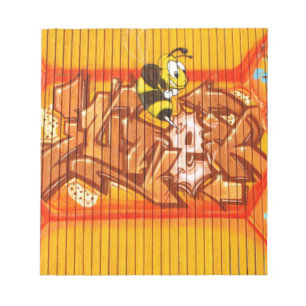 Wasp Graffiti Wall Notitieblok