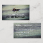 Wasp op hout, bestrijding van plagen visitekaartje (Voorkant / Achterkant)