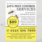 Wasp, Pest Control Adverteren Flyer (Voorkant)