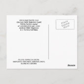 WASP - VROUWEN LUCHTDIENSTPILOTEN WW II BRIEFKAART (Achterkant)