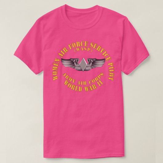 WASP Wing Vrouwen Service Pilot T-shirt (Design voorkant)