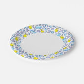 waspatroon papieren bordje (Gekanteld)