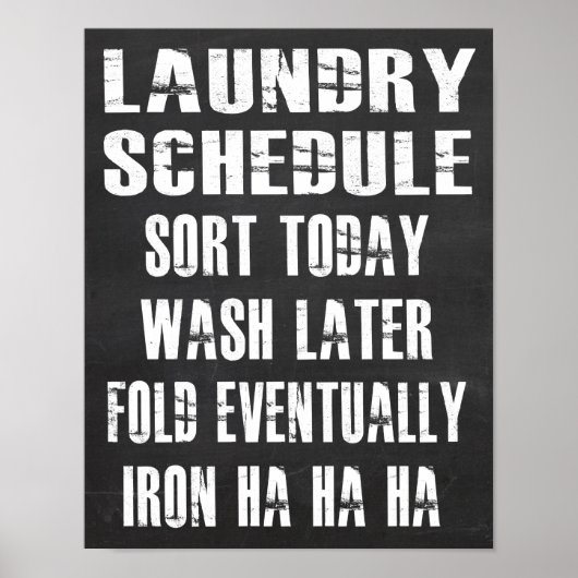 wasprogramma poster (Voorkant)