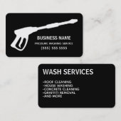 Wasprogramma voor wasmiddelwand voor autodruk visitekaartje (Voorkant / Achterkant)