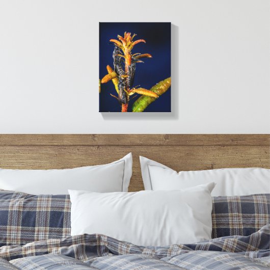 Wasps on Oak Canvas Afdruk (Insitu (Slaapkamer))