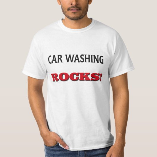 Wasraketten voor auto's t-shirt (Voorkant)