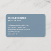 Wasreiniging mobiele auto's visitekaartje (Achterkant)