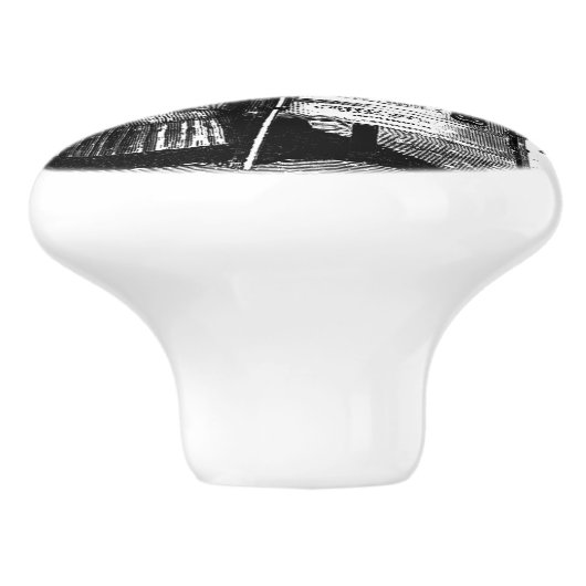 wasruimte keramische knop (Zijkant)