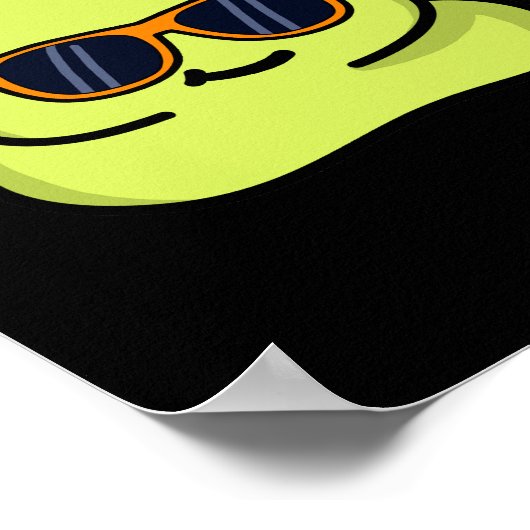 Wassa Bae Funny Food Wasabi Pun Dark BG Poster (Hoek)