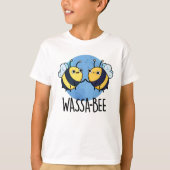 Wassabee Funny Wasabi Bee Pun T-shirt (Voorkant)