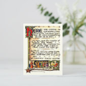 Wassail Briefkaart (Staand voorkant)