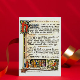 Wassail Feestdagen Kaart