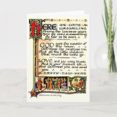 Wassail Feestdagen Kaart (Voorkant)