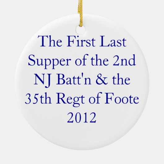 Wassail. Keramisch Ornament (Achterkant)