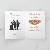 Wassail Kerstgroet Feestdagen Kaart (Binnen)