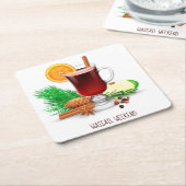 Wassail Weekend Kartonnen Onderzetters (Schuin)