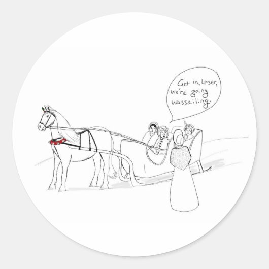 Wassailing Sticker (Voorkant)