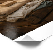 Wassdag bij de kreek perfect poster (Hoek)