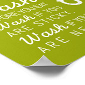 Wassen | Bathroom Rules Poster Art Print 8x10 (Hoek)