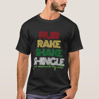 Wassen en krullen haar zonder apologetisch t-shirt