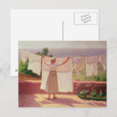 Wassen in de zon briefkaart (Voorkant / Achterkant)