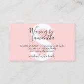 Wassen na verzorging twaalf instructies voor hulpv visitekaartje (Voorkant)