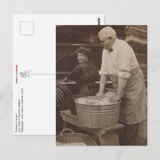 Wassen naar Ragtime Briefkaart (Voorkant / Achterkant)
