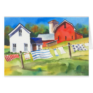 Wassen op het Boerderij