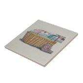 Wassen op wasgoed tegeltje (Zijkant)