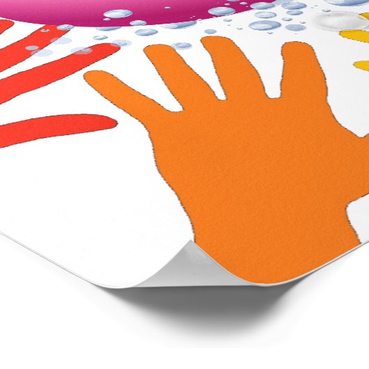 WASSEN UW HANDEN POSTER (Hoek)