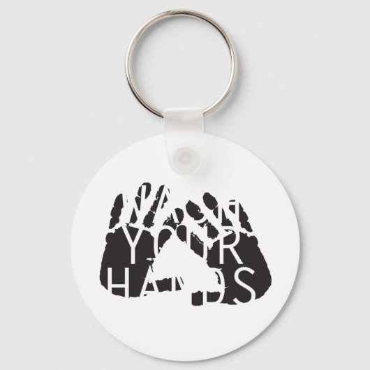 WASSEN UW HANDEN SLEUTELHANGER (Voorkant)
