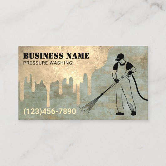  wassen van de druk visitekaartje (Voorkant)