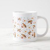 Wassen, vogel, bes, ster, sneeuwvlok, winter grote koffiekop (Rechts)