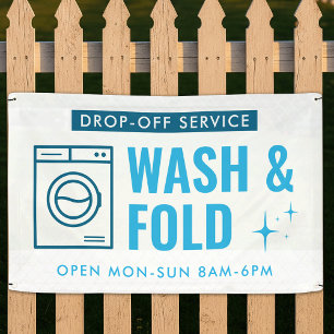 Wassen & Vouwen Service Wasmachine Droogreiniger B Spandoek