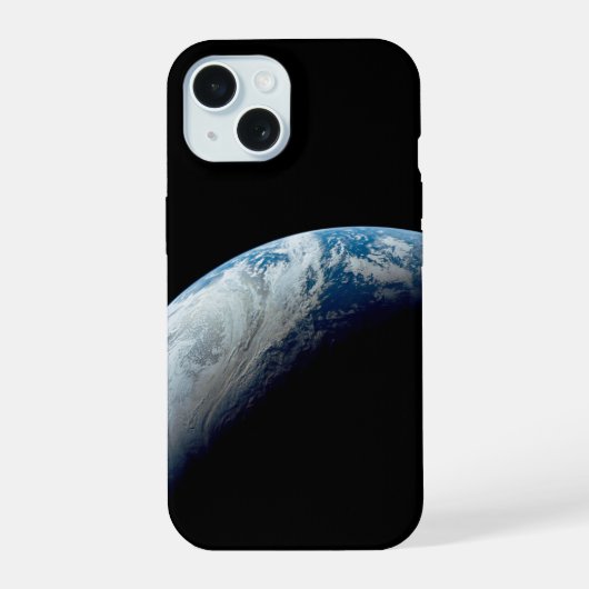 Wassende aarde, gefotografeerd vanuit de Apollo 4- iPhone 15 Case (Achterkant)