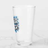 "Wasser marsch!" Feuerwehr-Humor Glas (Links)