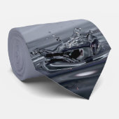 Wasser Tropfen water drop Stropdas (Opgerold)