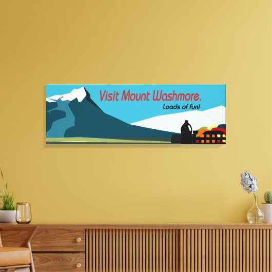 Wasserette Kamer Reizen Print (Insitu (Woonkamer))