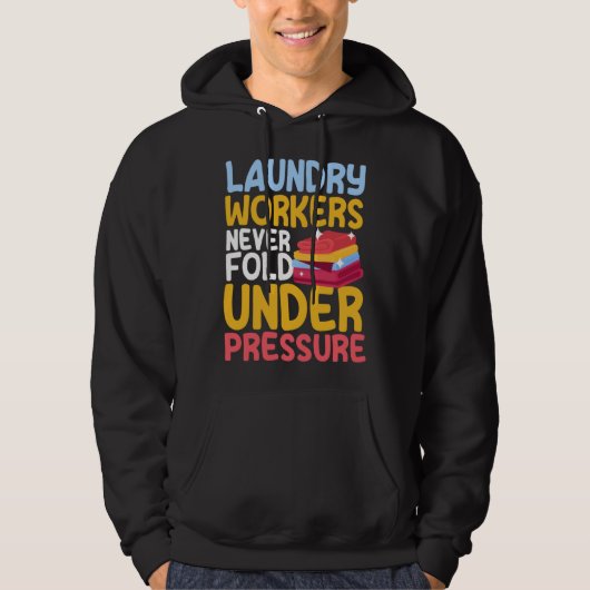 Wasserettewerkers die zeggen dat ze van linnengoed hoodie (Voorkant)