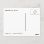 Wasserfall, Bad Gastein Briefkaart (Achterkant)