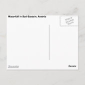 WasserFall, Bad Gastein Briefkaart (Achterkant)