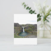 Wasserfall in See Briefkaart (Staand voorkant)