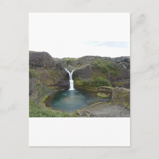 Wasserfall in See Briefkaart (Voorkant)