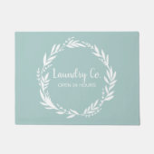 Wasserij CO Open 24 uur Vloermat Deurmat (Voorkant)