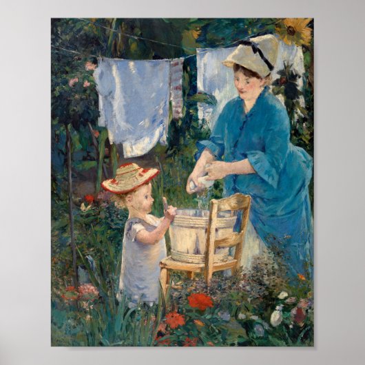 Wasserij | Édouard Manet Poster (Voorkant)